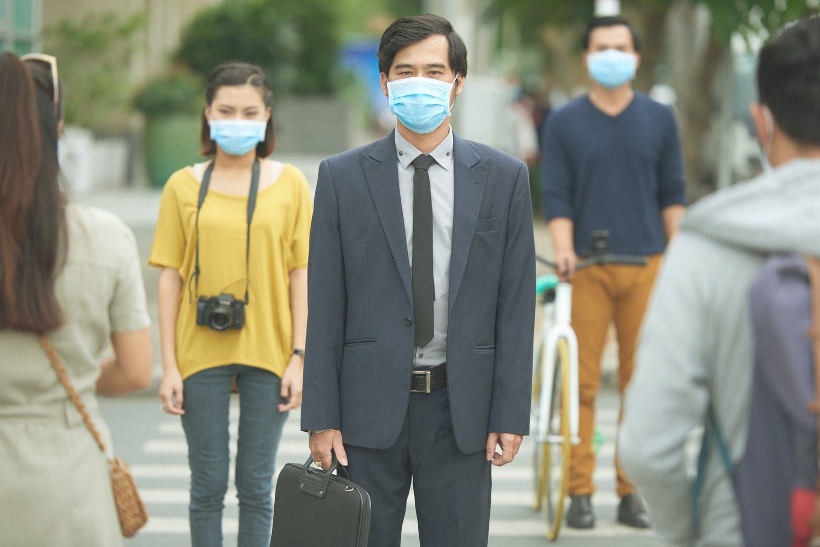 Air pollution concept