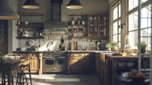 a beautifully renovated kitchen showcases a blend of modern elegance and rustic charm, highlighting the contrasts between unfinished project chaos and inspiring design potential.