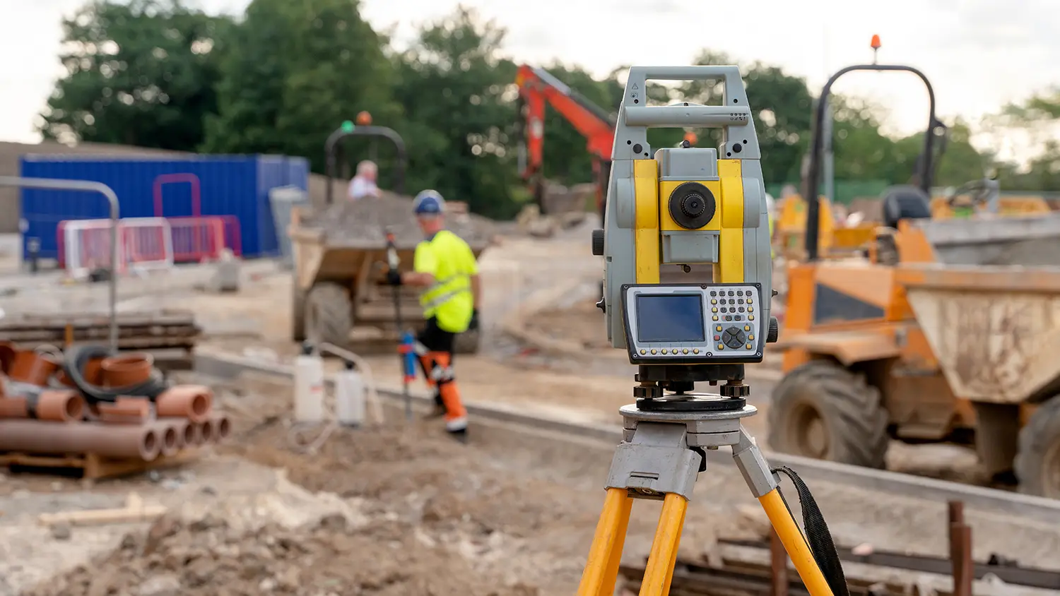 Resources - Engineering 22 equipment at a jobsite for civil site optimization
