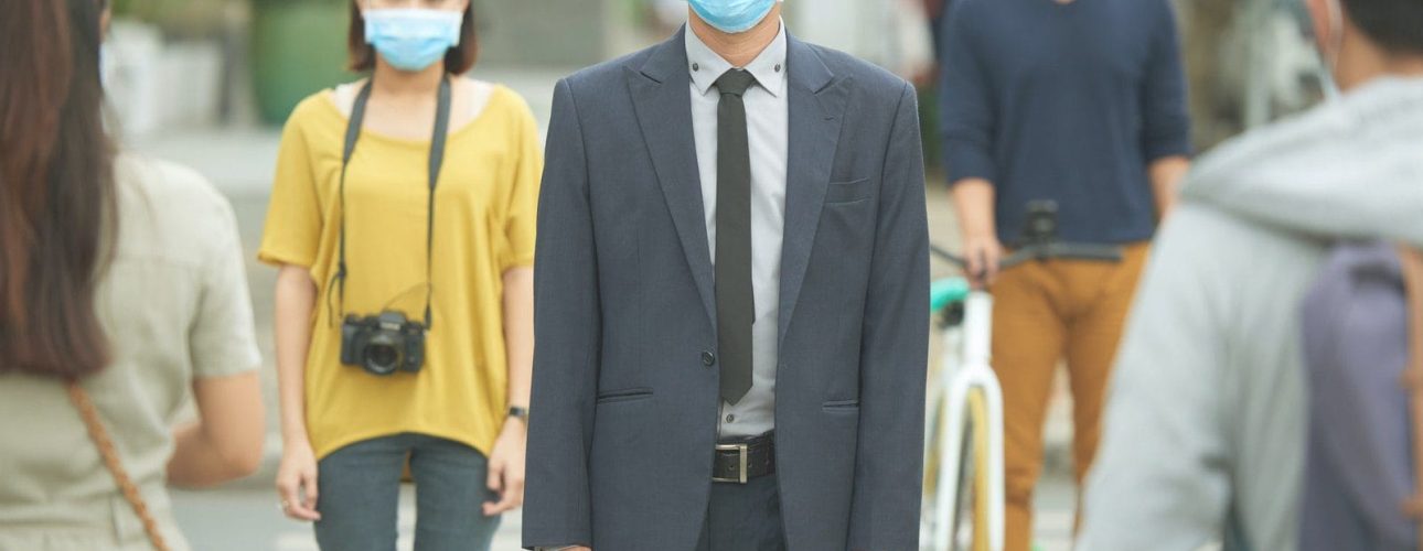 Air pollution concept