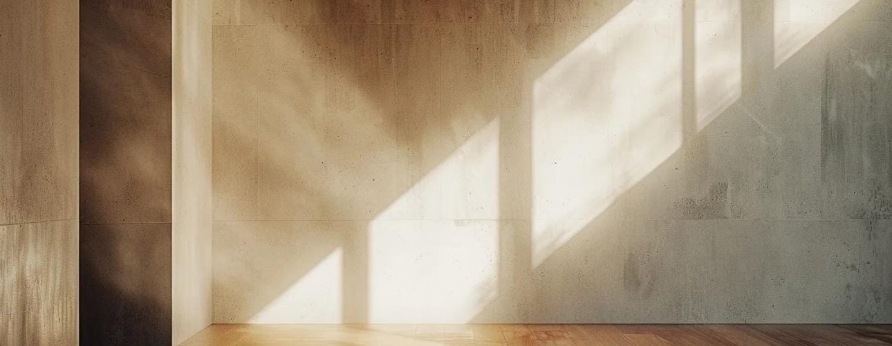 a beautifully renovated room showcasing a striking load-bearing wall, bathed in warm, natural light, emphasizing the balance between structural integrity and modern design.